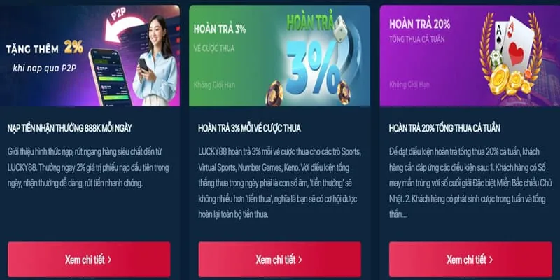 Thưởng chào mừng qh988